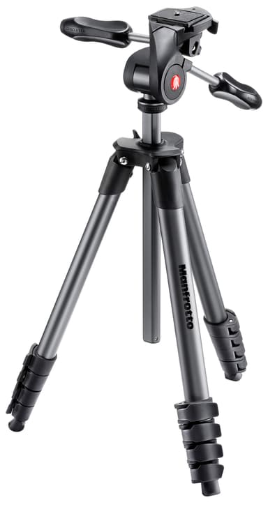 Manfrotto Advanced tripod-kameranjalka (musta)
