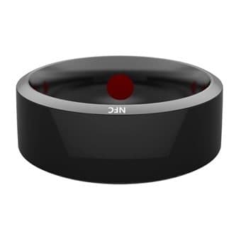 Jakcom R3 NFC älysormus - Terveyden seuranta - Puhelut - Jako - Miesten koko 62,8