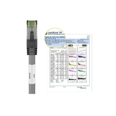 Goobay Verkkokaapeli 8.1 S/FTP - 0.25m Valkoinen