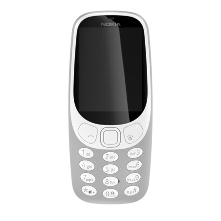 Nokia 3310 matkapuhelin (harmaa)