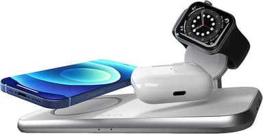 Zens 4-in-1 MagSafe, Room for MagSafe, USB-A, Apple Watch laturi