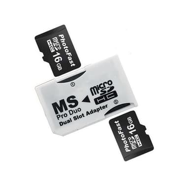 Micro SDHC MS PRO Duo Sovittimeen 64GB