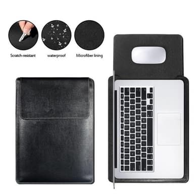 PU Nahkakotelo / laukku MacBook 13 - 4 laukkua 1:ssä