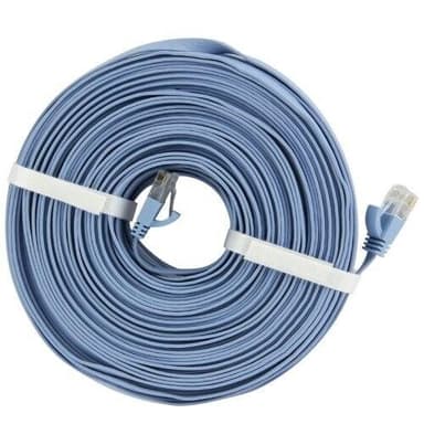 UTP Cat6 ohut litteä 50m kaapeli