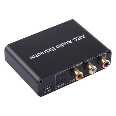 ARC Muunnin - HDMI ARC - SPDIF + Coaxial + L/R 192KHz