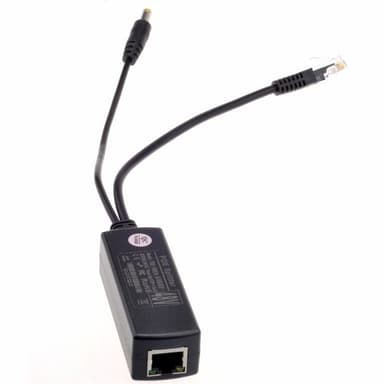 PoE-splitter RJ45/DC uros 12V