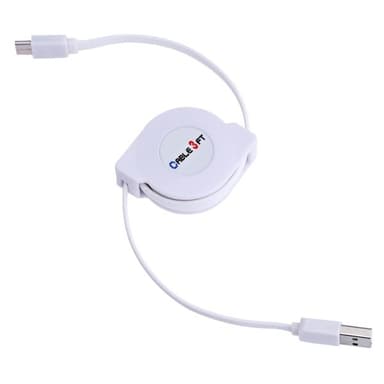 Ulosvedettävä sotkeutumaton latauskaapeli Usb tyyppi C