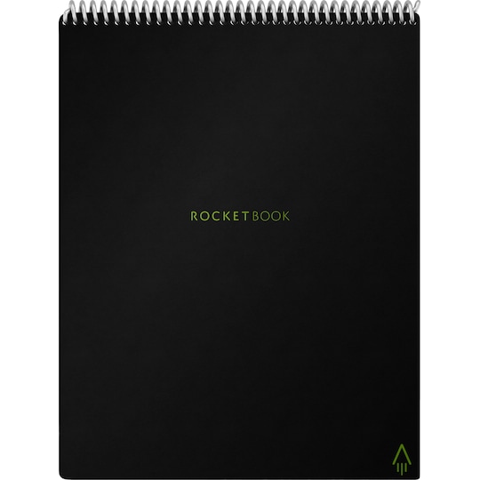 Rocketbook Flip Letter uudelleenkäytettävä lehtiö A4 (musta)