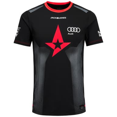 Astralis T-paita musta/punainen (M)