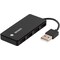 DELTACO USB 2.0 -keskus, 4xTyp A naaras, musta