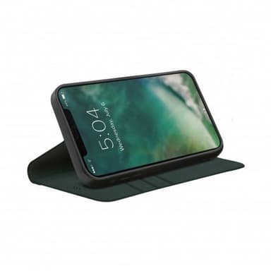 XQISIT iPhone 12 Mini Kotelo Eco Wallet Selection Vihreä