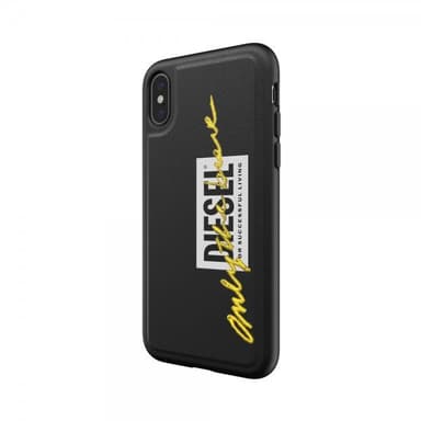 Diesel iPhone X/Xs Suojakuori Moulded Case Embroidery Musta
