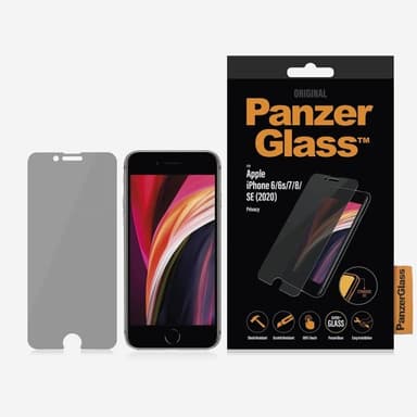iPhone 6/6S/7/8/SE Näytönsuoja Privacy Standard Fit