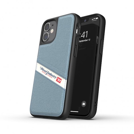 Diesel iPhone 12 Mini Suojakuori Moulded Case Denim Sininen