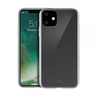 XQISIT iPhone 11 Kuori Flex Case Läpinäkyvä Kirkas