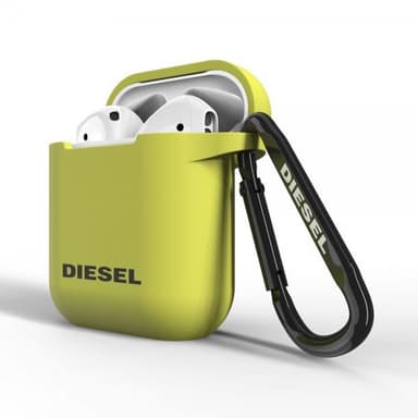 Diesel AirPods (1/2) Suojakuori Silikoni Neon Lime