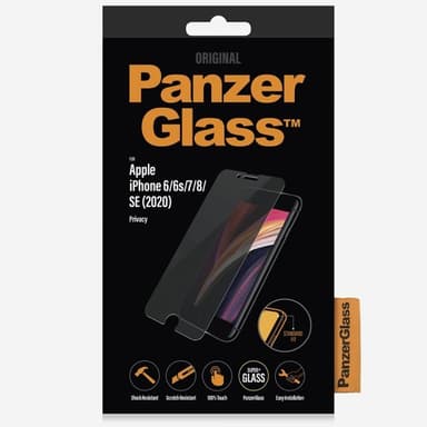 iPhone 6/6S/7/8/SE Näytönsuoja Privacy Standard Fit