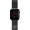 LAUT Apple Watch 42/44/45mm/Apple Watch Ultra Ranneke Steel Loop Musta