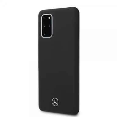 Mercedes Benz Samsung Galaxy S20 Plus Suojakuori Logolla Musta