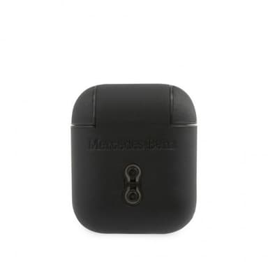 Mercedes Benz AirPods (1/2) Suojakuori Leather Case Musta
