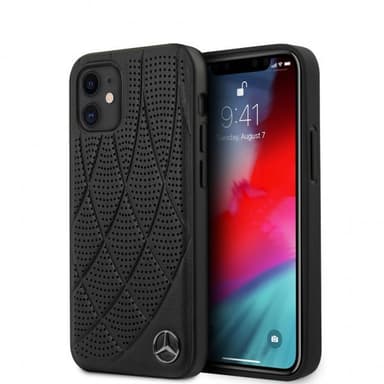 Mercedes Benz iPhone 12 Mini Suojakuori Bow Cover Musta