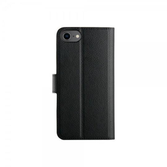 XQISIT iPhone 7/8/SE Kotelo Slim Wallet Selection Bulk Musta