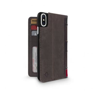 Twelve South iPhone X/Xs Kotelo BookBook Aito Nahka Irrotettava Kuori Ruskea