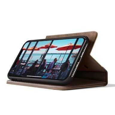 Twelve South iPhone X/Xs Kotelo BookBook Aito Nahka Irrotettava Kuori Ruskea