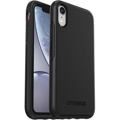 iPhone Xr Suojakuori Symmetry Series Musta