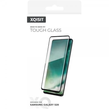 XQISIT Samsung Galaxy S20 Näytönsuoja Tough Glass Edge2Edge