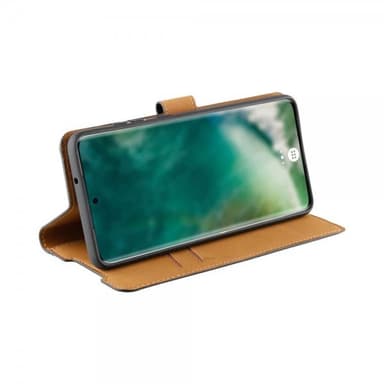 XQISIT Samsung Galaxy S20 Plus Kotelo Slim Wallet Musta