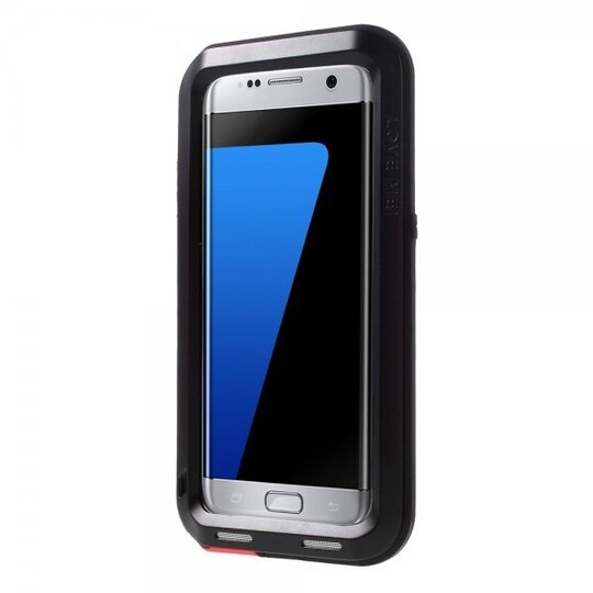 Love Mei Powerful Case till Samsung Galaxy S7 Edge Super Guard Skal Stötsäkert Svart