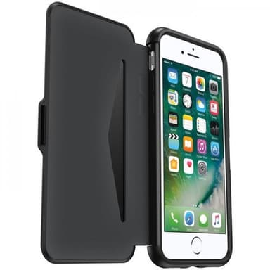 iPhone 7/8/SE 2020 Suojakotelo Symmetry Folio Etui Musta
