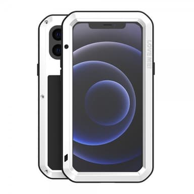 Love Mei iPhone 12 Mini Suojakuori Powerful Case Valkoinen