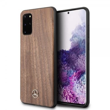 Mercedes Benz Samsung Galaxy S20 Plus Kuori Wood Line Ruskea