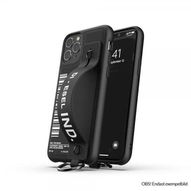 Diesel iPhone 12/iPhone 12 Pro Suojakuori Handstrap Case Musta