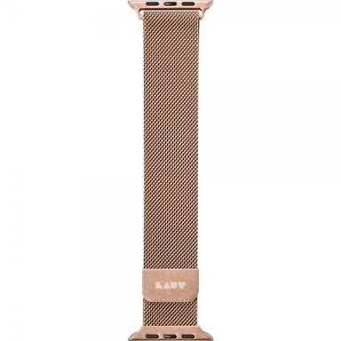 LAUT Apple Watch 38/40/41mm Ranneke Steel Loop Vaaleanpunainen