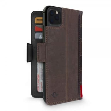 Twelve South iPhone 11 Pro Suojakotelo BookBook Aito Nahka Löstagbart Suojakuori Ruskea