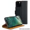 XQISIT iPhone 12/iPhone 12 Pro Kotelo Slim Wallet Selection Musta