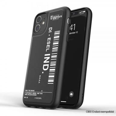 Diesel iPhone 12 Pro Max Suojakuori Moulded Case Core Barcode Musta