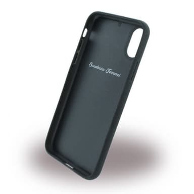 Ferrari 488 Heritage Kuori iPhone X/Xs Aito Nahka Korttitasku Punainen