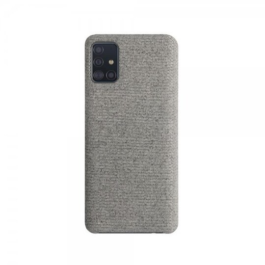 XQISIT Samsung Galaxy A51 Kuori Tekstiilie Case Harmaa