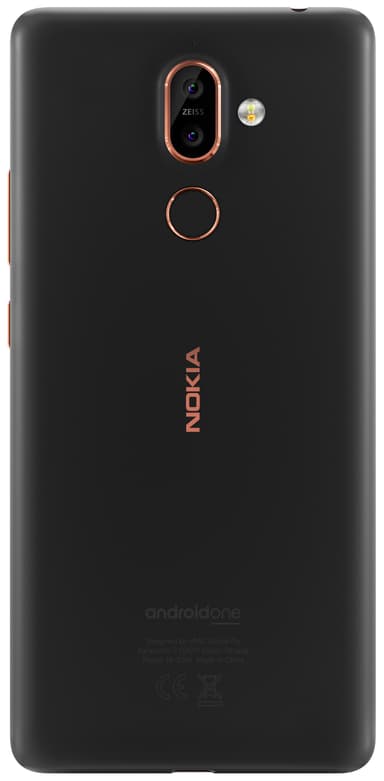 Nokia 7 Plus älypuhelin (musta kupari)