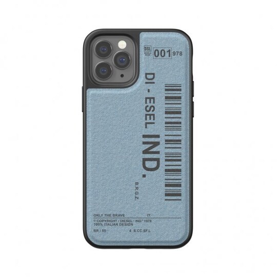 Diesel iPhone 12/iPhone 12 Pro Suojakuori Moulded Case Denim Musta