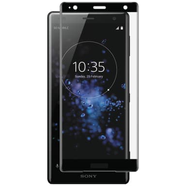Panzer Sony Xperia XZ2 näytönsuoja (kaareva, musta)