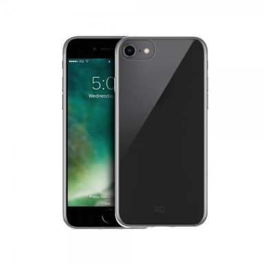 XQISIT iPhone 7/8/SE Suojakuori Phantom Glass Kirkas