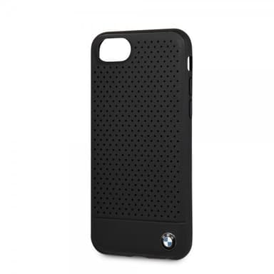 BMW iPhone 7/8/SE Kuori Logo Perforoitu Musta