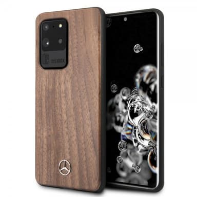 Mercedes Benz Samsung Galaxy S20 Ultra Kuori Wood Line Ruskea