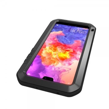 Love Mei PoweRFul Case Huawei P20 Pro Super GUARD Kuori Iskunkestävä Musta