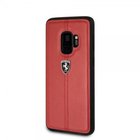 Ferrari Samsung Galaxy S9 Suojakuori Heritage Kovamuovi Logo Punainen